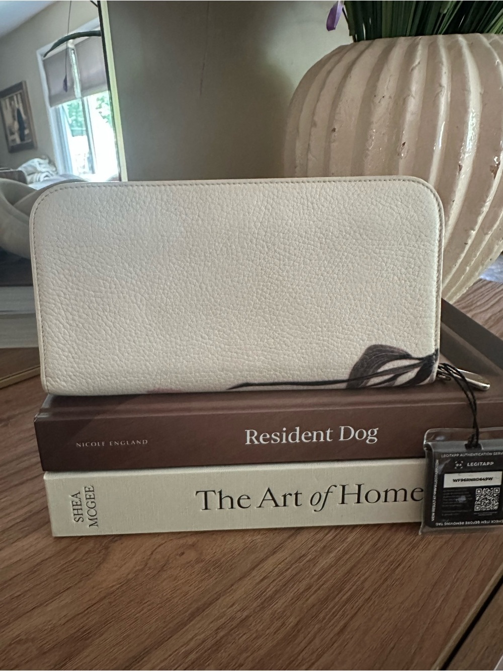Christian Dior Zip Around Wallet in Blush Pink and Cream - Picture 2 of 7